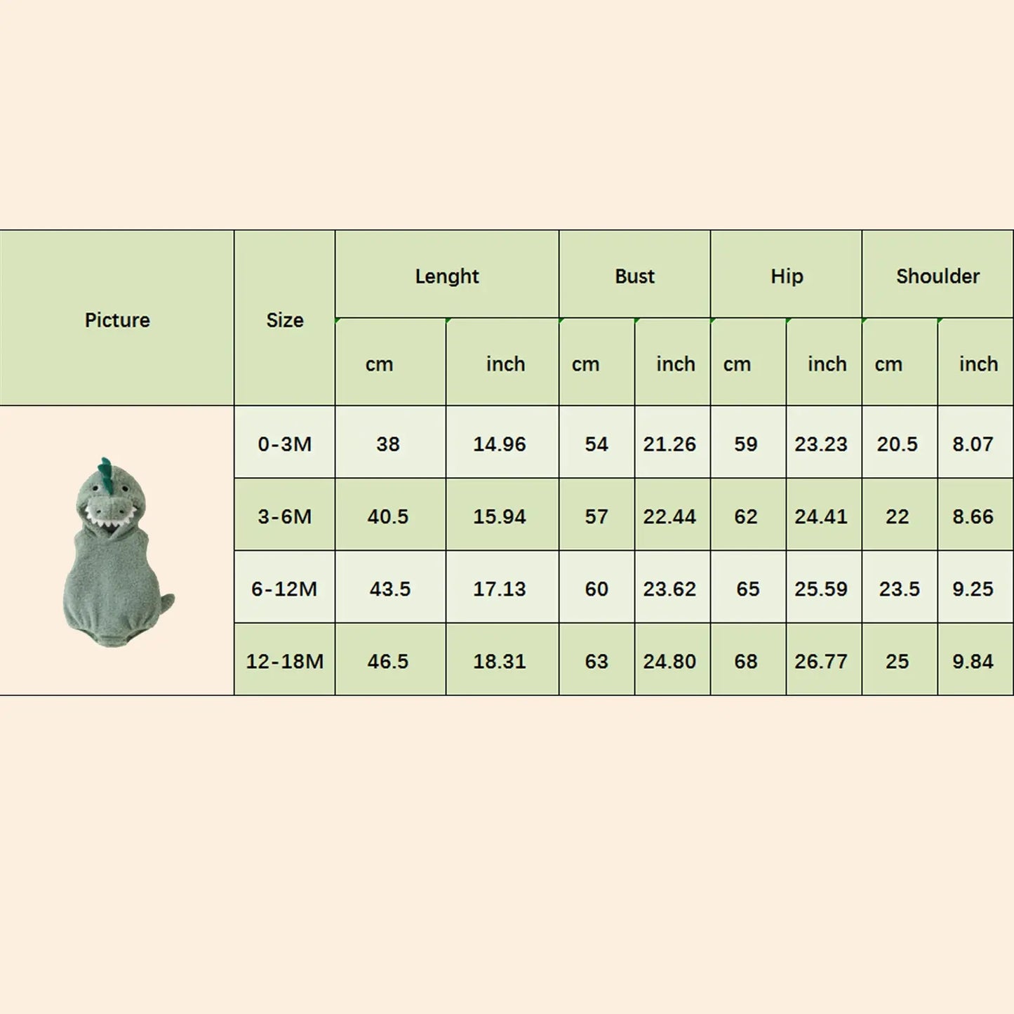 Baby Dino Hooded Romper™